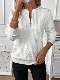 White with White  Zipper